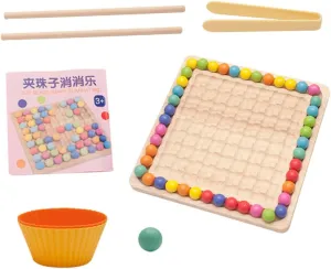 1 Set Funny Clip Beads Game for Engaging Parent Interaction Puzzle Enhances Patience Imagination for Educational Play
