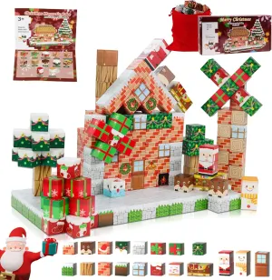 100PCS Magnetic Blocks, Educational Building Blocks, Cute Magnetic Cubes Sensory Toys for Kids with Autism Ages 1-3 3-4 4-8 Creative Birthday Gifts