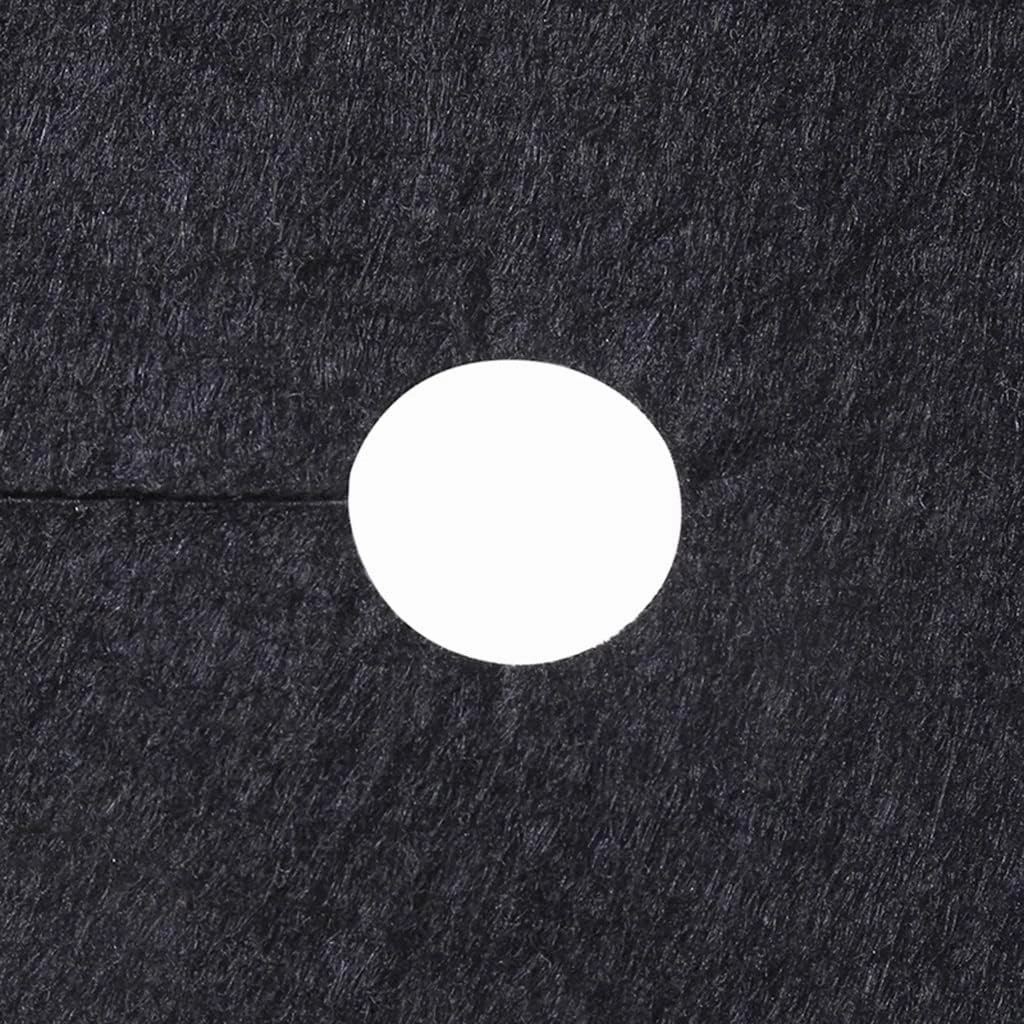 10pcs Tree Protection Weed Mats Ecological Control Cloth Mulch Ring Round Weed Barrier Plant Cover, for Indoor Outdoor Gardens Accessories (Size : 25CM X 3CM)