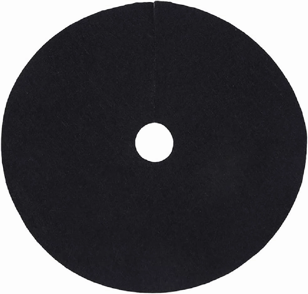 10pcs Tree Protection Weed Mats Ecological Control Cloth Mulch Ring Round Weed Barrier Plant Cover, for Indoor Outdoor Gardens Accessories (Size : 25CM X 3CM)