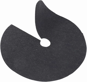 10pcs Tree Protection Weed Mats Ecological Control Cloth Mulch Ring Round Weed Barrier Plant Cover, for Indoor Outdoor Gardens Accessories (Size : 25CM X 3CM)