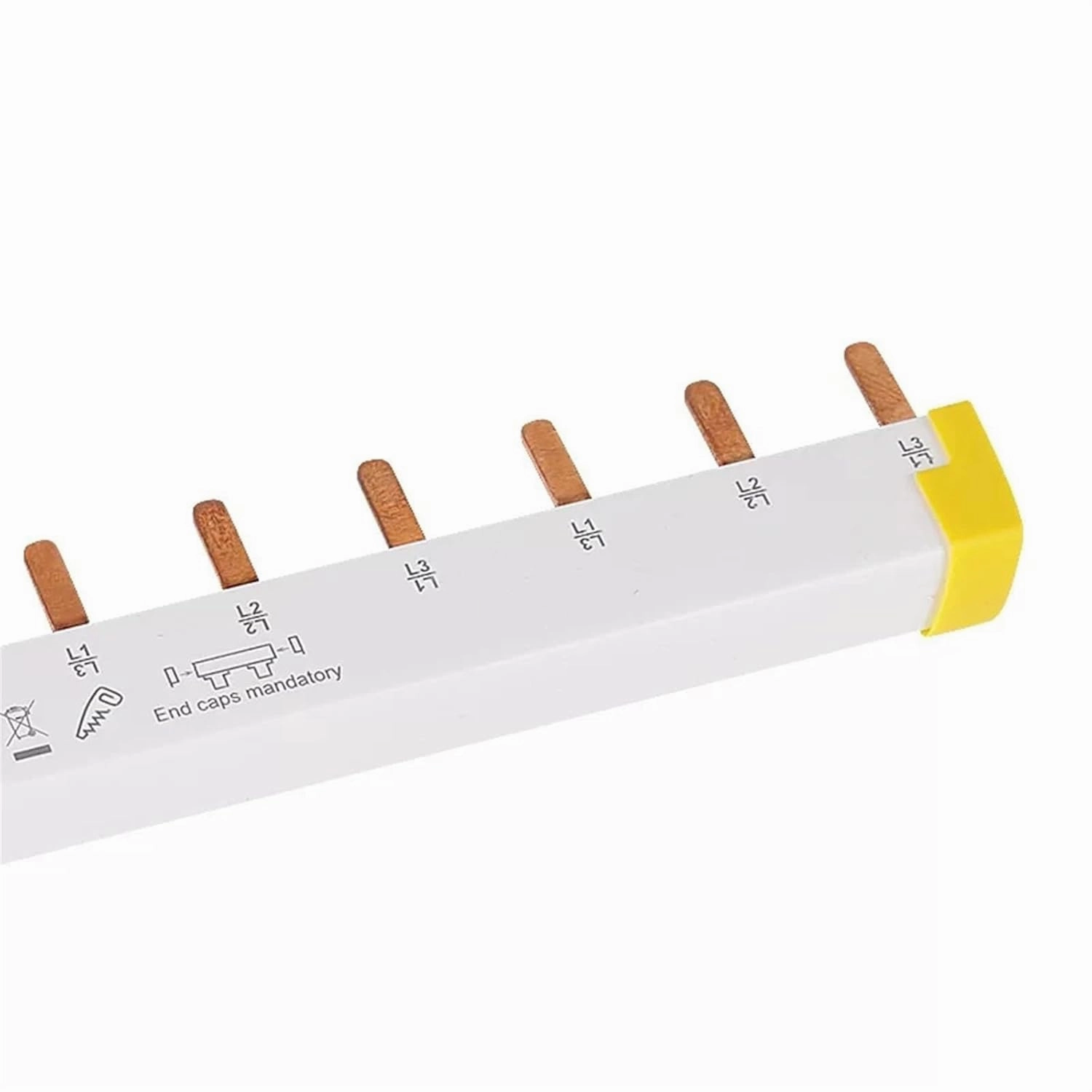 12x18mm Comb-Shaped Busbar Busbar 3P12 Position,Wiring Bar,Copper Bar Can Be Connected to 4 3P Air Open A9XPH312 1Pcs(Other)