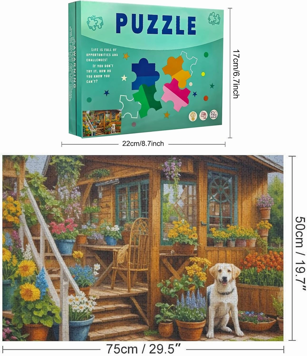 1314 Pieces Puzzle for Adult Twisted Vines with Glowing Jack O Lanterns Wooden Jigsaw Puzzles Challenging Educational Fun Interactive Toys for Women Men 29.5x19.7 Inch