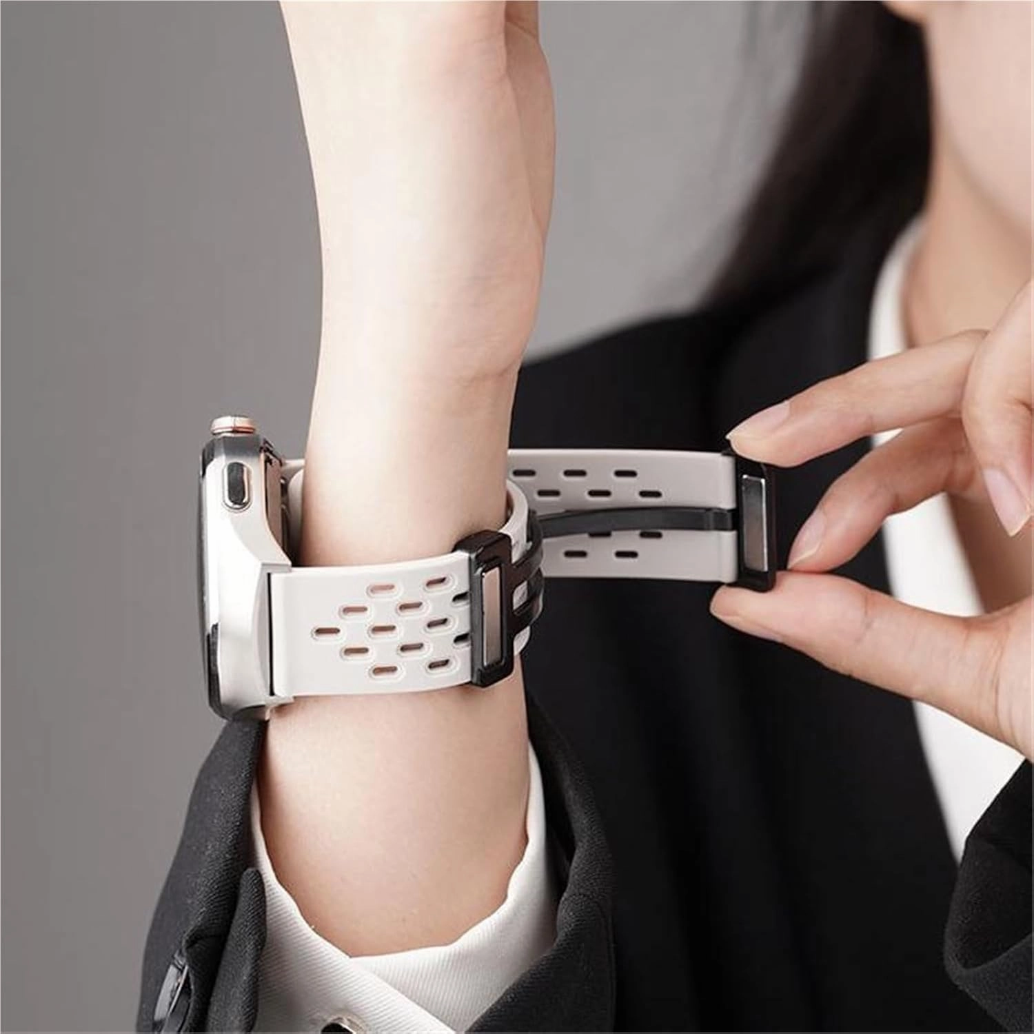 18 20 22mm Magnetic Silicone Strap For Huawei Watch GT 5 46mm 41mm Breathable Sports Band For Huawei GT5 Pro GT4 GT3 GT2 Correa WatchBands