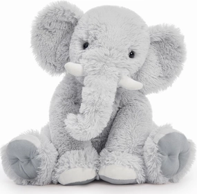 19.6 Inch Stuffed Elephant Plush, Grey Elephant Stuffed Animal for Kids, Girls, Boys Gift for Birthday, Christmas, Valentine's Day, Themed Party Decorations