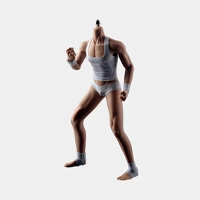 1/6 Scale Muscular Male Body 12" JIAOU Doll Suntan Skin Flexible Seamless Action Figure Doll Miniature Figure Body