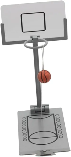 1pc Mini Basketball Shooting Game Compact Desktop Toy for Relief Basketball Machine for and Travel Sports Novelty