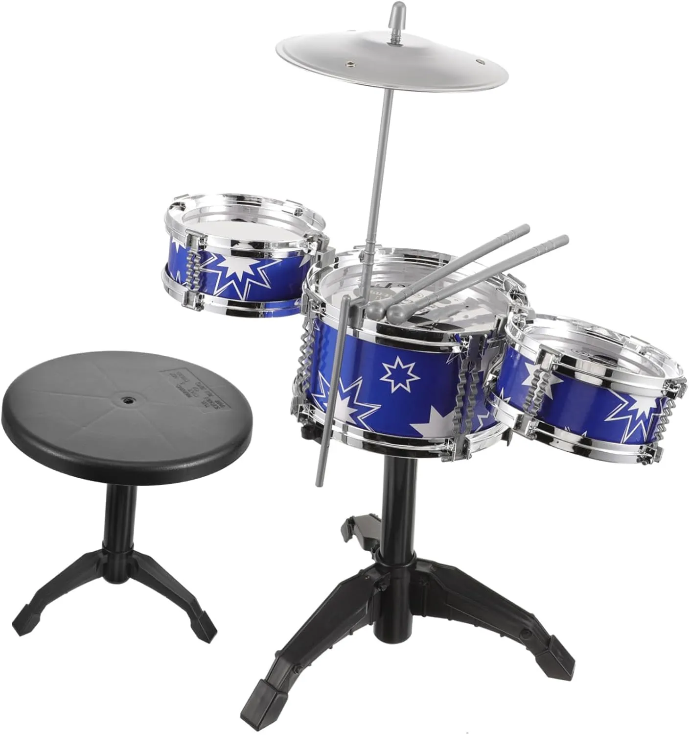 1Set Educational Drum Musical for Boys Safe Instrument for Early Learning Develops Creativity Motor Skills Ages