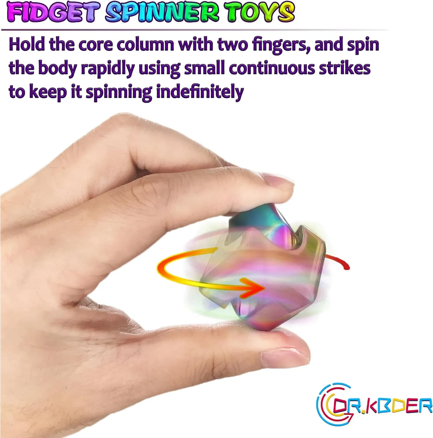2 Pc Fidget Spinner Toys Cube Adults, Easter Basket Stuffers for Teens Metal EDC Cool Desk Gadgets Office Toys Small Anxiety Figette Sensory Toy, ADHD Tool Fingears Figet Stress Valentine Gift For Boy
