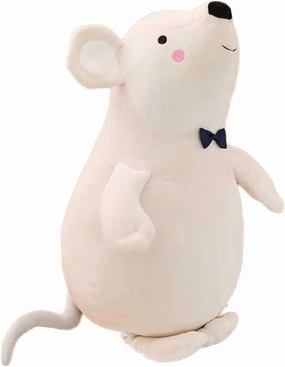 23.6 inch Soft Large Mouse Stuffed Animals Big Hugging Pillow Cute Giant Mouse Plush Toy Comfortable Cartoon Body Pillow Fluffy Surprise Squishy Plushie for Kids Girls Boys Birthday Christmas