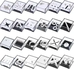 24 Pack Maze Cube Puzzle Toys for Teens Adults Older Kids, Brain Teaser Puzzles for Party Favors, Puzzle Games Toys for Classroom Prizes