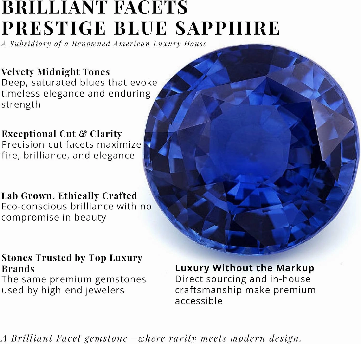 2.75 Carat Lab Grown Blue Sapphire and Pear Diamond 3 Stone Engagement Ring for Women in 14K White or Yellow Gold, Classic Everyday Fit, Sizes 4-10