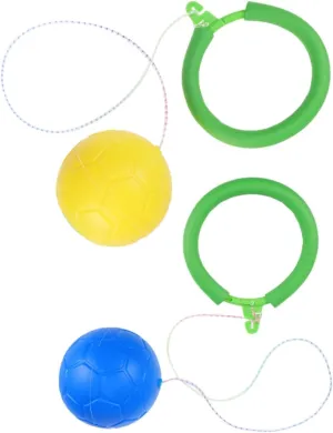 2PCS Jumping Ball Fun Legged Bouncy Balls for Indoor Outdoor Fitness Entertainment Safe for Present for Friends and Family Random Color