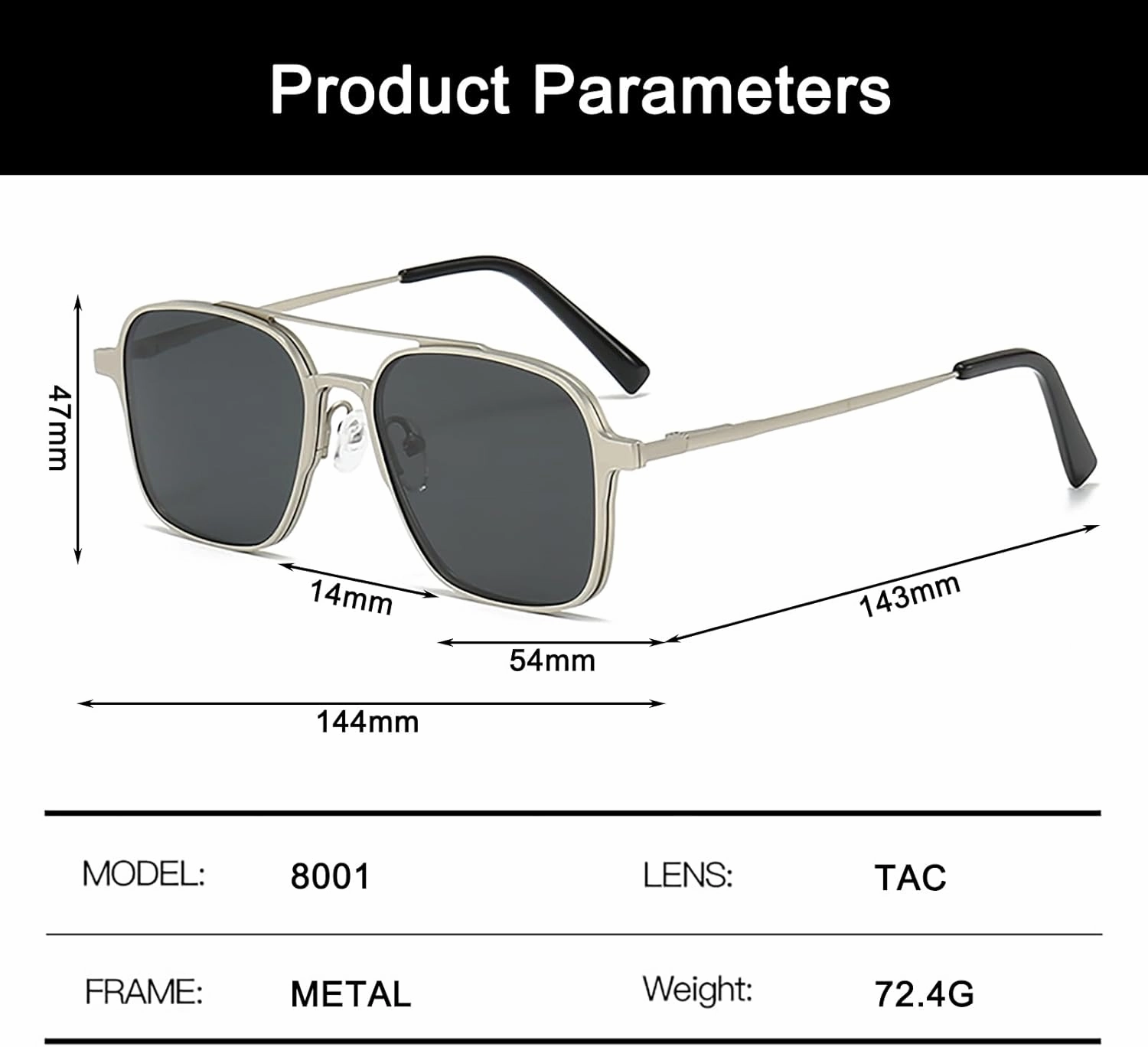 3in1 Magnetic Clip On Sunglasses Polarized For Women Mens Blue Light Glassess Aviator Stylish Eyewear for Drivers