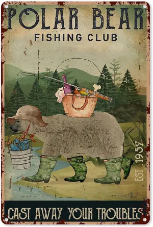 500 Pieces Jigsaw Puzzle S Fishing Fathers Day Polar Bear Fishing Cast Away Your Troublations Mural Props Toys School Supplies Wooden Puzzle Family Decorations Unique Birthday Present