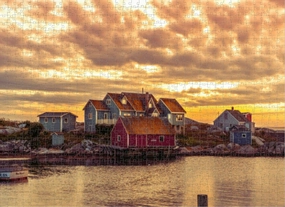 500 Piece Puzzle for Adults Jigsaw Educational Games， Peggy'S Cove Small Fishing Village The Atlantic Coastline Nova Scotia DIY Puzzle, Creative Fun, Classic Puzzle for Adults and Children