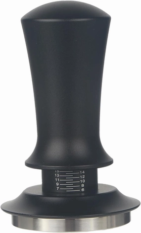 51mm Espresso Tamper Compatible with Delonghi Espresso Coffee Machine Premium Barista Espresso Coffee Tamper with Dual Calibrated Spring Loaded Flat Stainless Steel Base, Constant 30lb