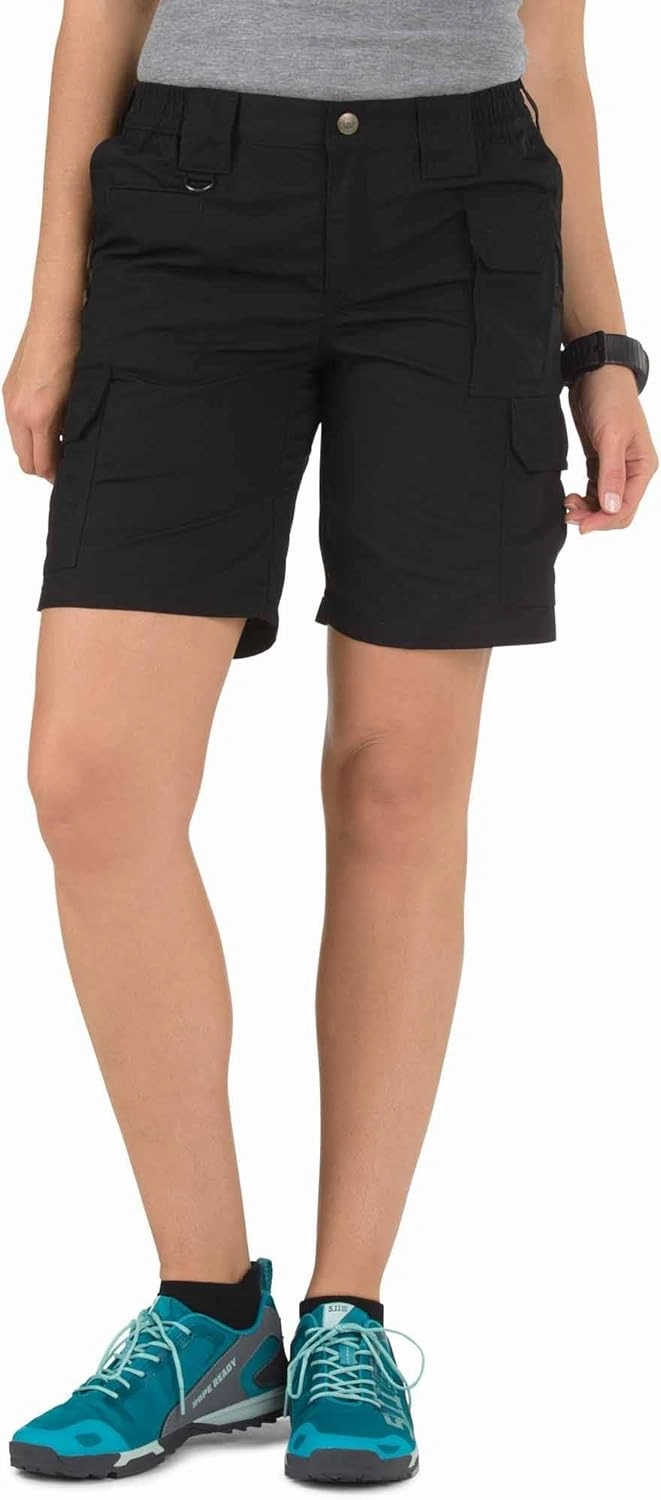 5.11 Tactical Women's Cargo Shorts, Taclite Pro 9" Ripstop, 6-Pockets, Style 63071ABR