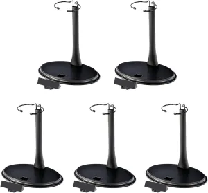 5Pcs Action Figure Stand Doll Stand Holder, 1/6 Scale Adjustable Figure Display Stand Holder for 8"-12" Dolls and Action Figures