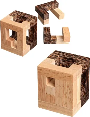 6272 Puzzle Game Open Box Packing, Brown
