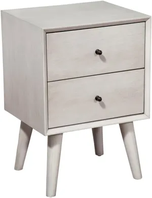 Alpine Furniture Flynn Nightstand, Gray