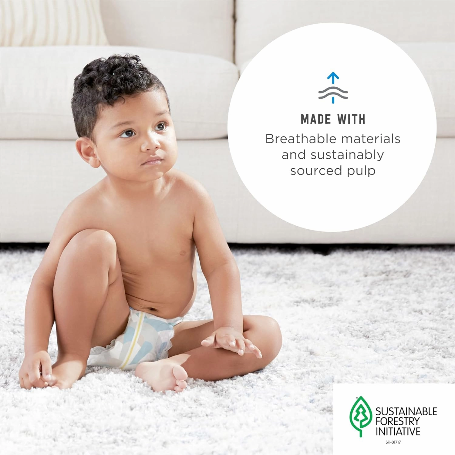 Amazon Brand - Mama Bear Plush Protection Diapers - Size 2, One Month Supply, Hypoallergenic Premium Disposable Baby Diapers, 184 Count (Pack of 4), White and Cloud Dreams
