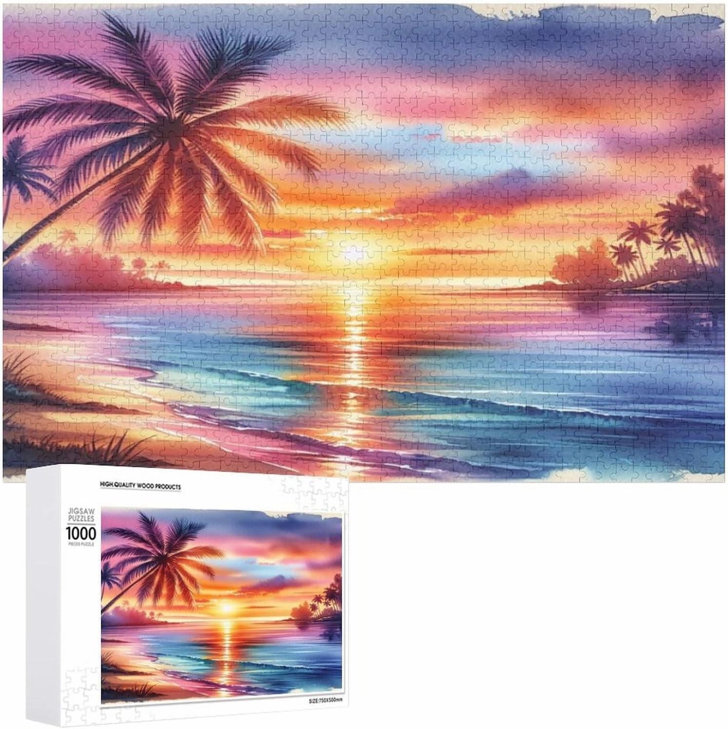 Anime Boy Jigsaw Puzzles 1000 Pieces Fish for Adults Fun Education Game Home Decoration Toy Intellectual Game Stress Relief Toy 1000pcs Gift for Women Men 29.5x19.7 Inch