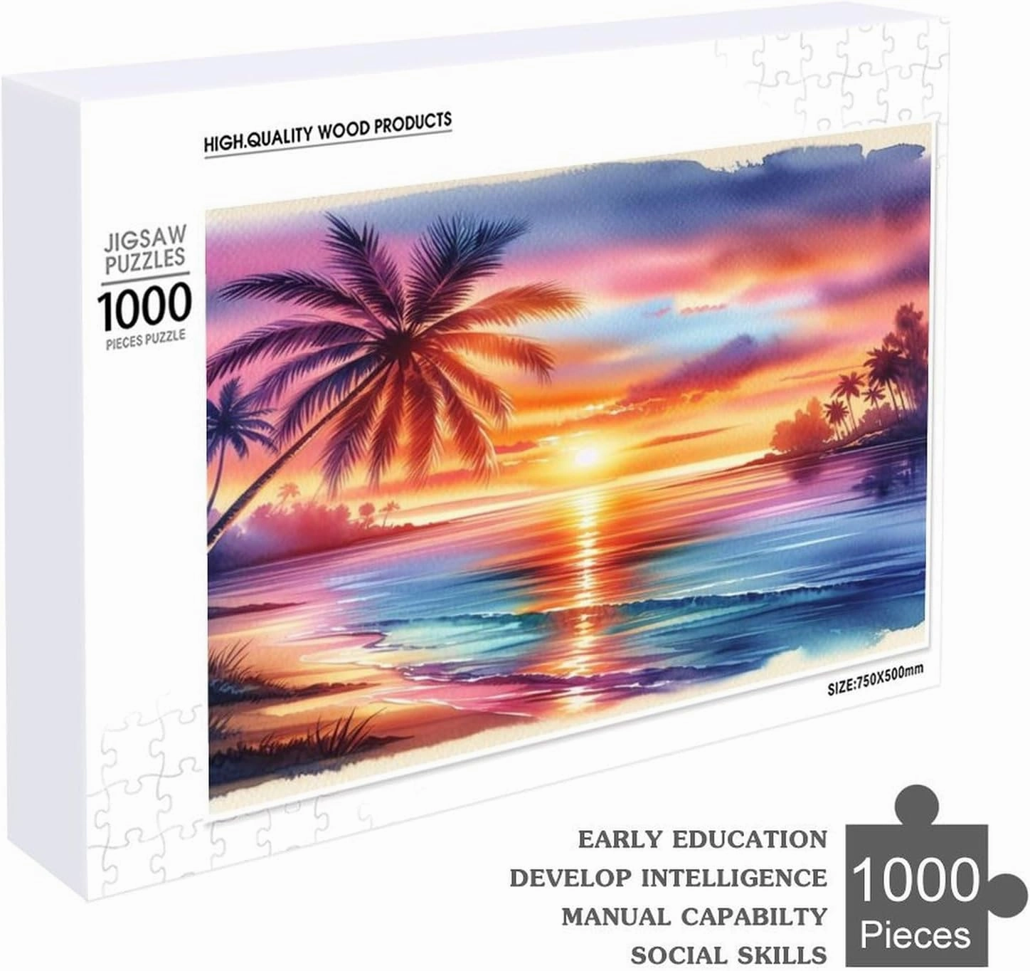 Anime Boy Jigsaw Puzzles 1000 Pieces Fish for Adults Fun Education Game Home Decoration Toy Intellectual Game Stress Relief Toy 1000pcs Gift for Women Men 29.5x19.7 Inch