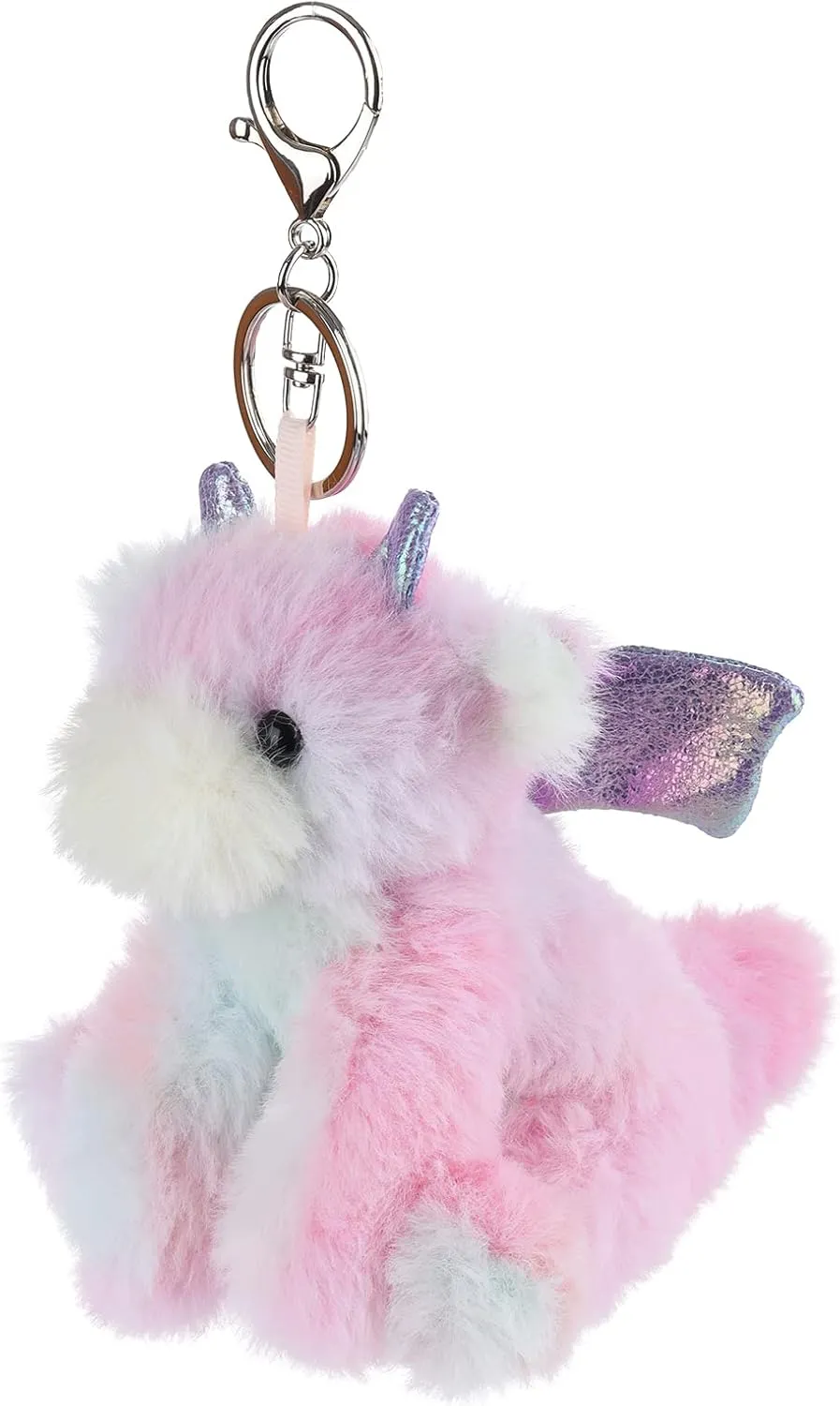 Apricot Lamb Cute Toys Plush Dragon Dinosaur Stuffed Animal Soft Keychain for Kids Bag, Purse, Backpack, Handbag (5 Inches) …