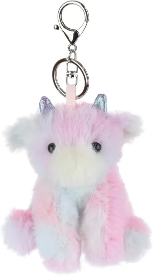 Apricot Lamb Cute Toys Plush Dragon Dinosaur Stuffed Animal Soft Keychain for Kids Bag, Purse, Backpack, Handbag (5 Inches) …