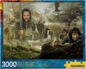 Aquarius Lord of The Rings (3000 Piece Jigsaw Puzzle) - Officially Licensed Lord of The Rings Merchandise & Collectibles - Glare Free - Precision Fit - 32 x 45 Inches