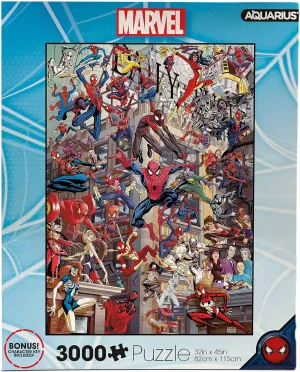 AQUARIUS Marvel Spider-Man Heroes Puzzle (3000 Piece Jigsaw Puzzle) - Officially Licensed Marvel Comics Merchandise & Collectibles - Glare Free - Precision Fit - 32x45 Inches