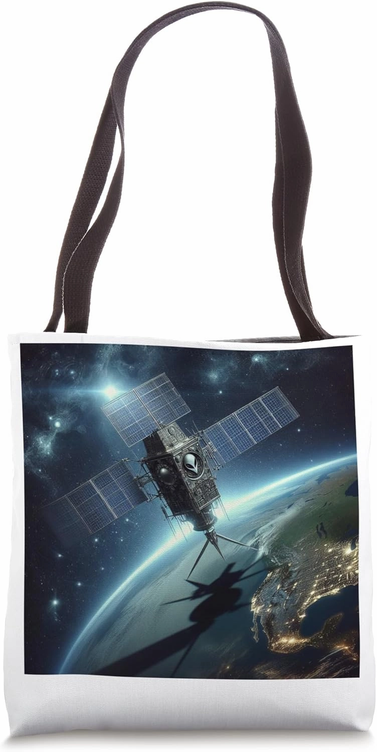 Ask Me About The Black Knight Satellite Ancient UFO Tote Bag