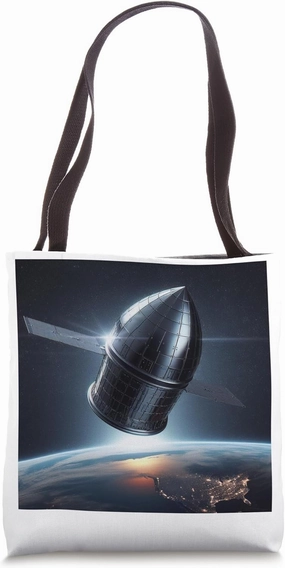 Ask Me About The Black Knight Satellite Ancient UFO Tote Bag