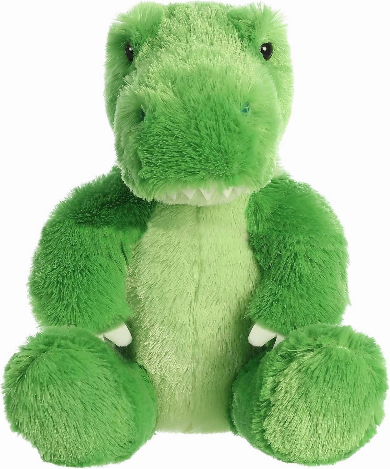 Aurora® Cuddly T-Rex Stuffed Animal - Cozy Comfort - Endless Snuggles - Green 14 Inches