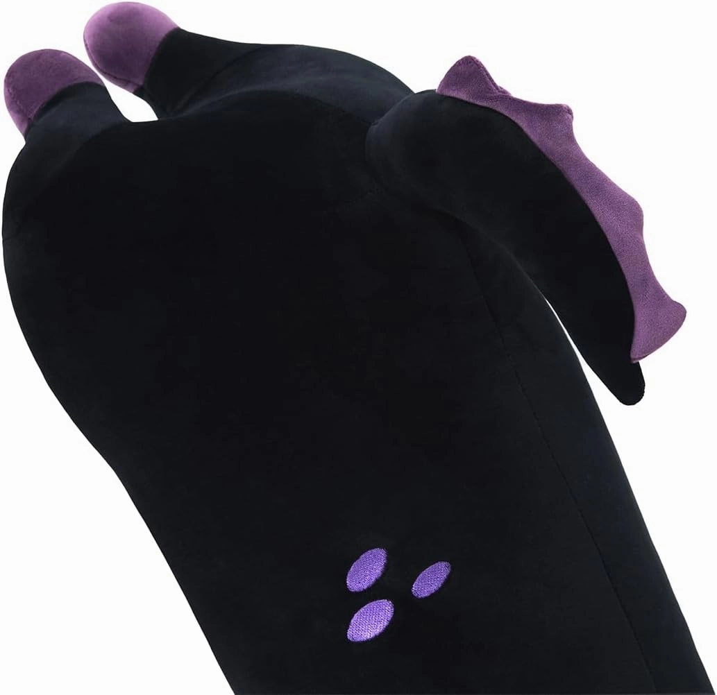 Axolotl Plush Toy 43.3' Long Axolotl Stuffed Animal Gift for Family, Friends and Children Dark Purple