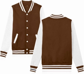 babyhealthy Women's Men's Varsity Baseball Jacket Casual Letterman Bomber Jacket Windbreaker Lightweight Jacket Coat
