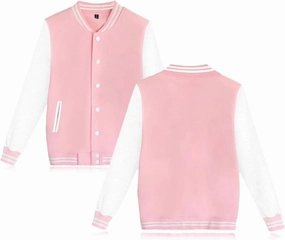 babyhealthy Women's Men's Varsity Baseball Jacket Casual Letterman Bomber Jacket Windbreaker Lightweight Jacket Coat