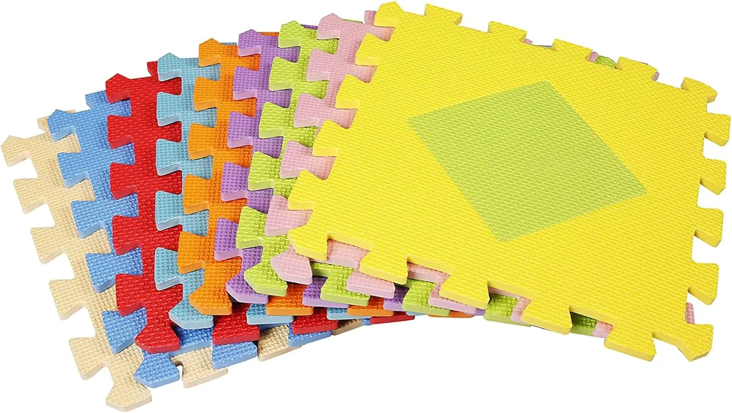 BalanceFrom Kid's Puzzle Exercise Play Mat with EVA Foam Interlocking Tiles
