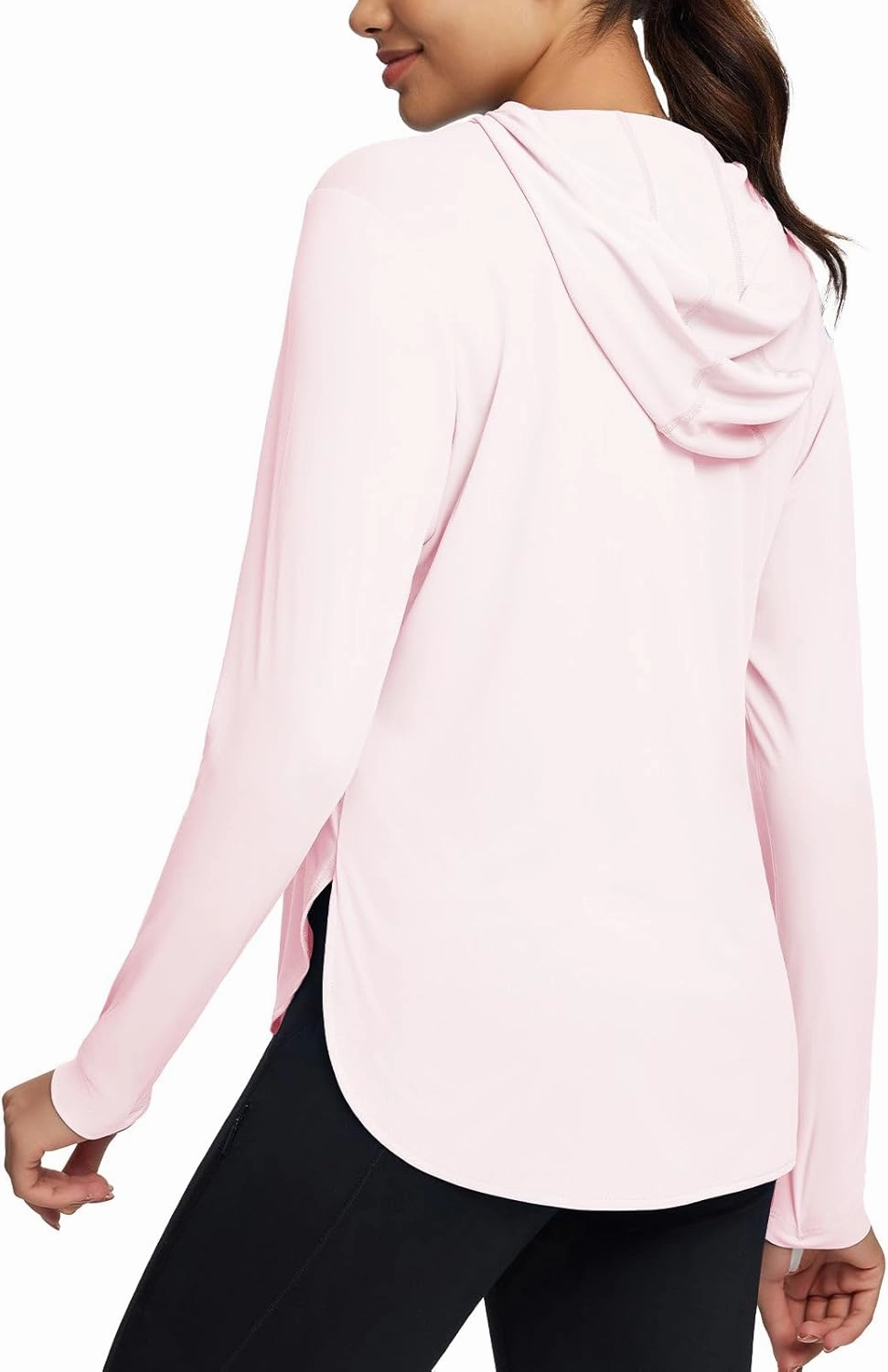 baleaf Women's UPF 50  Sun Shirt with Hoodie SPF Long Sleeve UV Protection Clothing Hiking Fishing Outdoor Lightweight