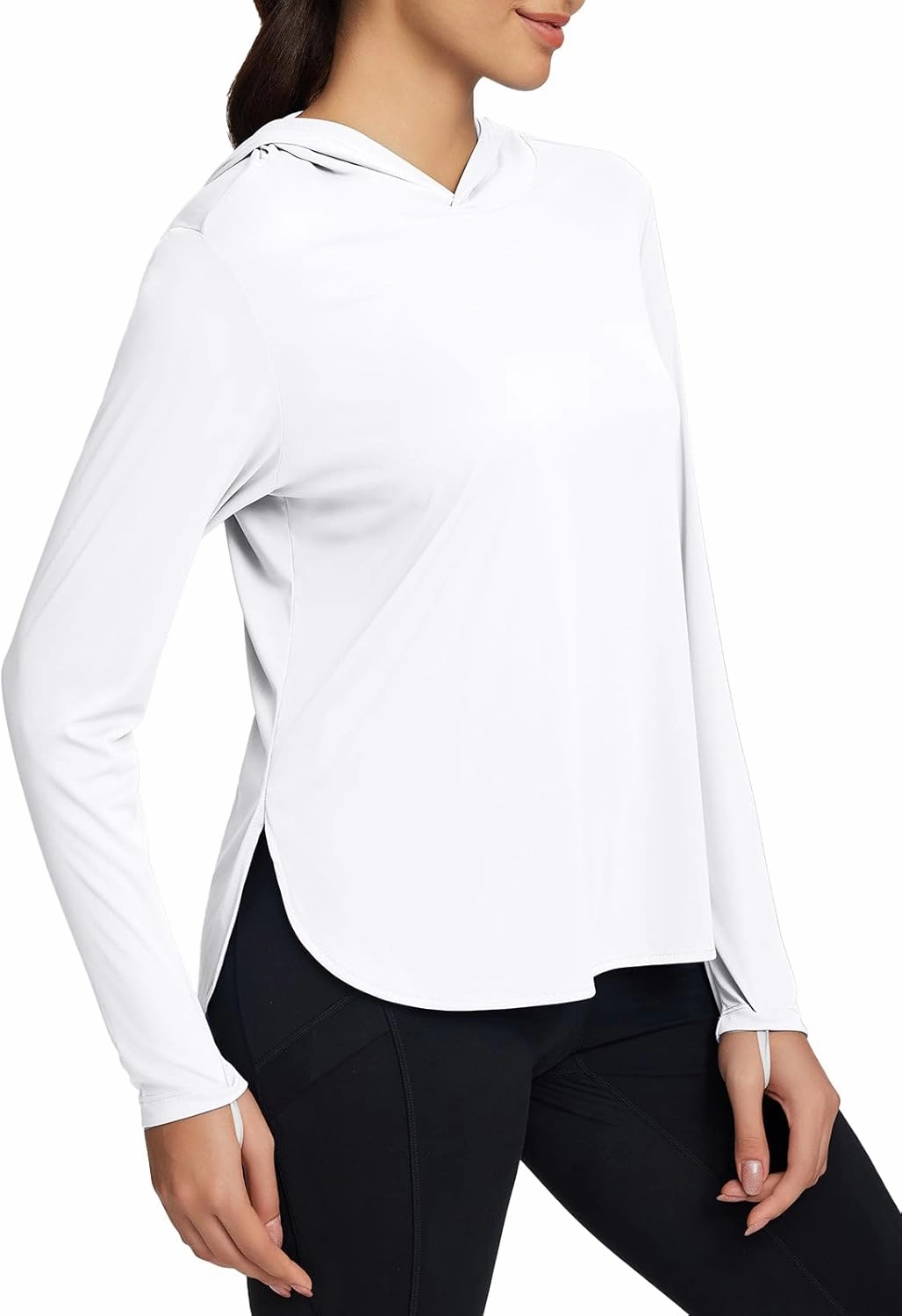 baleaf Women's UPF 50  Sun Shirt with Hoodie SPF Long Sleeve UV Protection Clothing Hiking Fishing Outdoor Lightweight