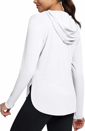 baleaf Women's UPF 50  Sun Shirt with Hoodie SPF Long Sleeve UV Protection Clothing Hiking Fishing Outdoor Lightweight