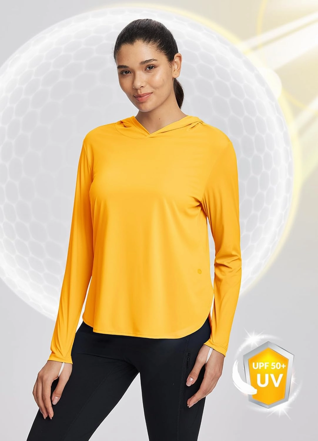 baleaf Women's UPF 50  Sun Shirt with Hoodie SPF Long Sleeve UV Protection Clothing Hiking Fishing Outdoor Lightweight