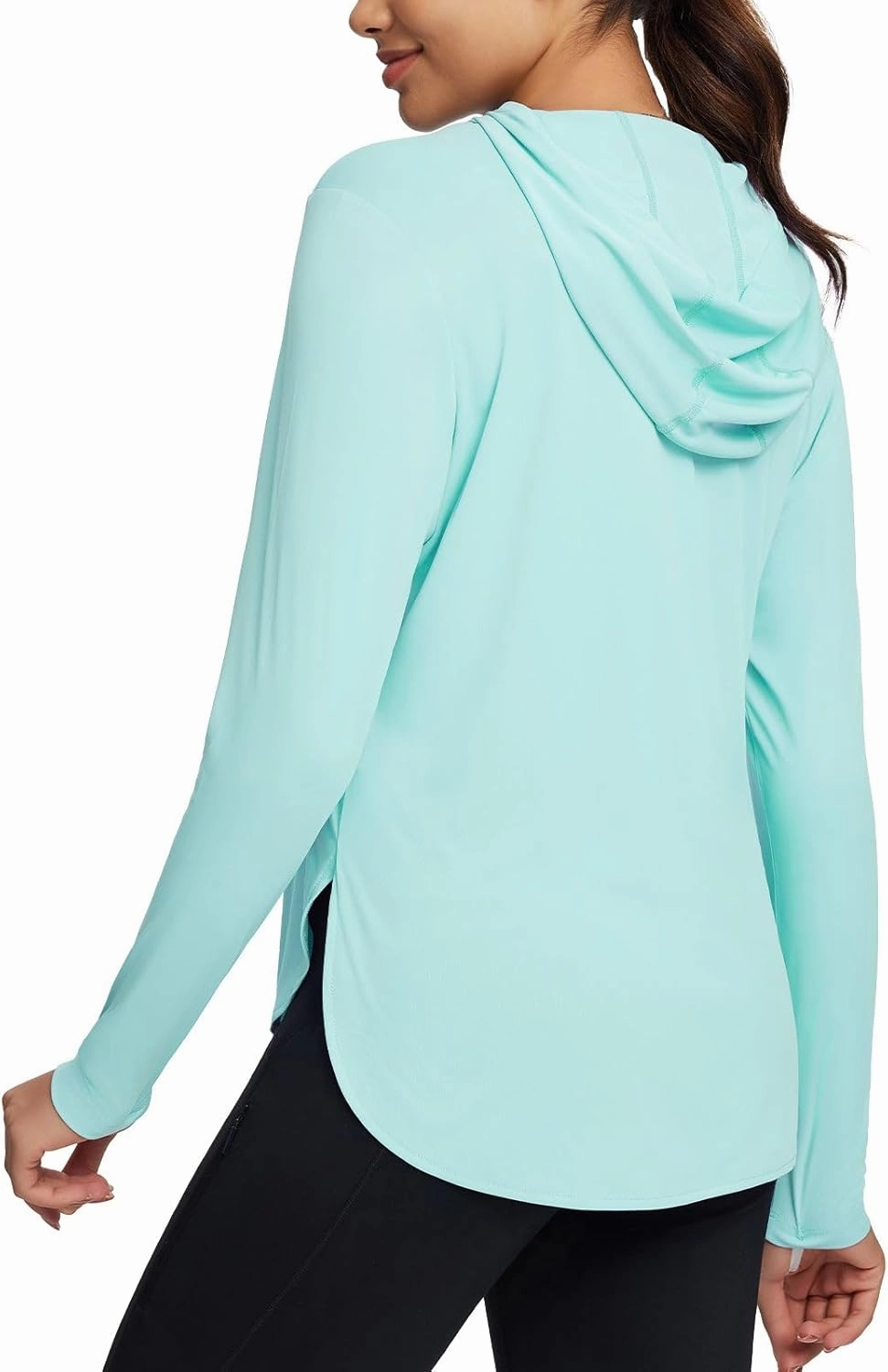 baleaf Women's UPF 50  Sun Shirt with Hoodie SPF Long Sleeve UV Protection Clothing Hiking Fishing Outdoor Lightweight