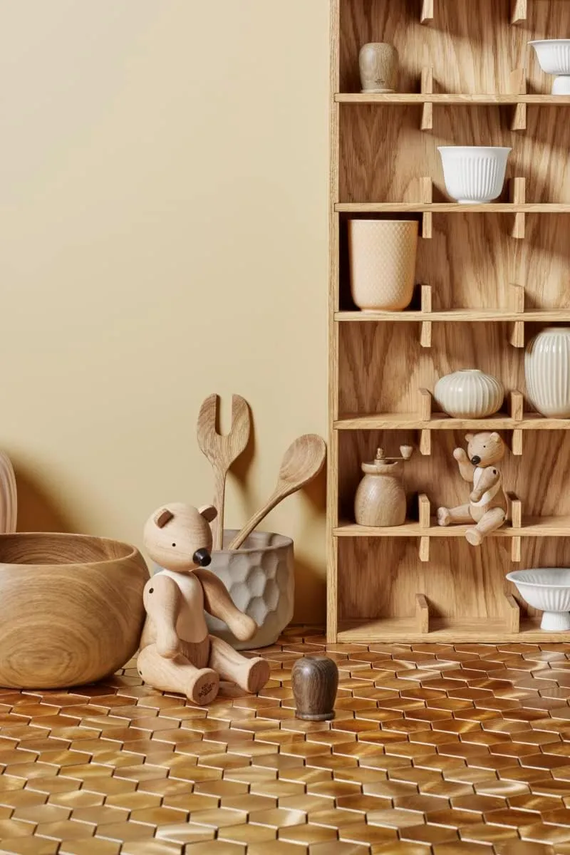 Bear Small Oak/Maple H 5.7 in
