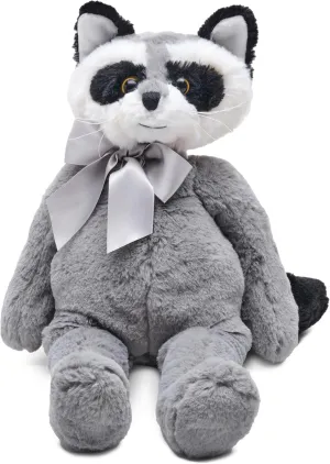 Bearington Camper Plush Raccoon Stuffed Animal, 16 inches - Weighted Stuffed Animals - Plush Toy