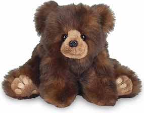 Bearington Huggy Ben Plush Stuffed Animal Brown Grizzly Bear, 19"
