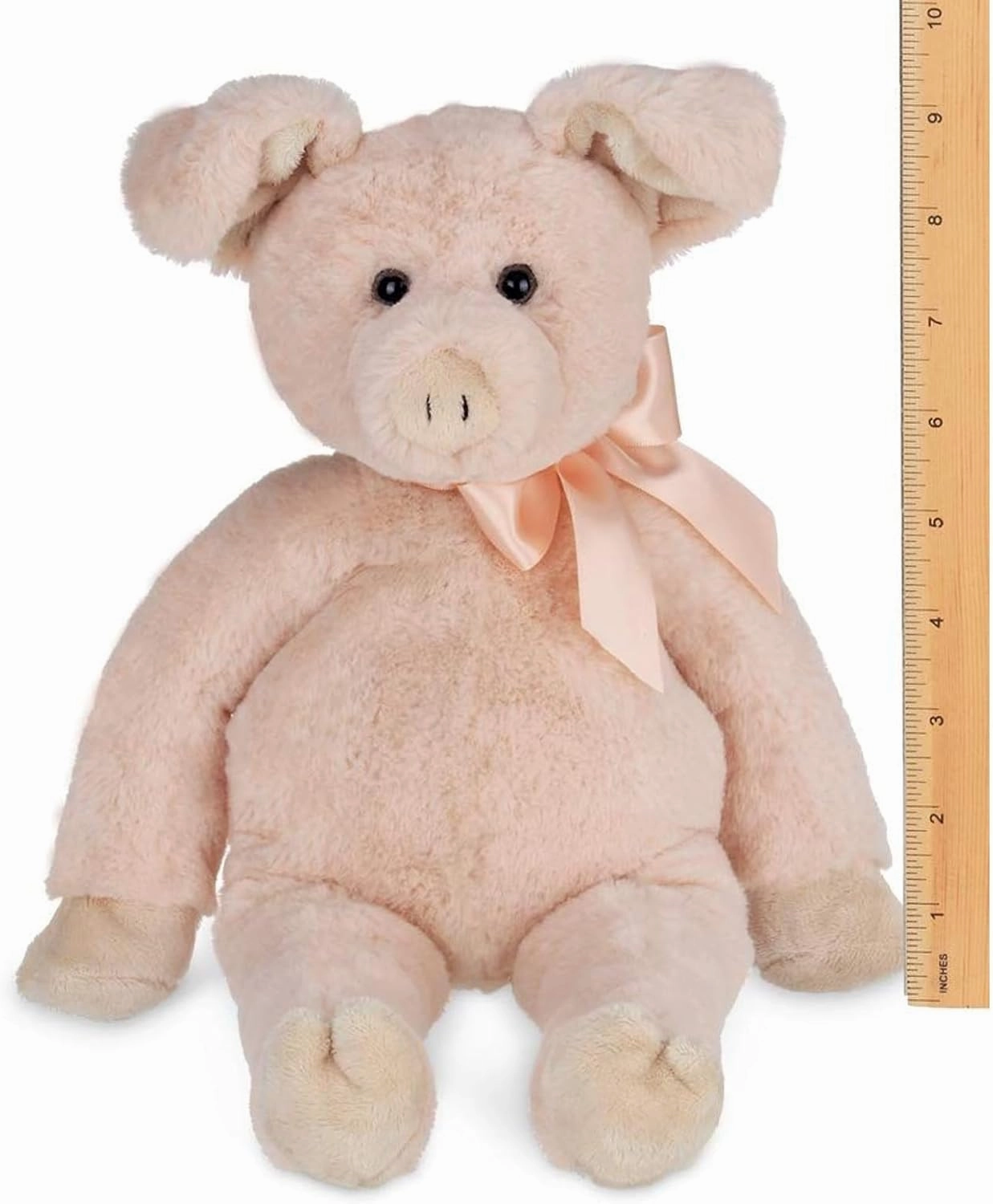 Bearington Piggy Plush Pig Stuffed Animal, 16 inches - Pig Plush Toy