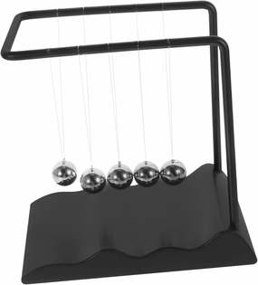 BESPORTBLE Newton Pendulum Cradle Balls Desktop Science Ornament for Learning Physics Stylish Office Decor and Unique Present for Friends and Family