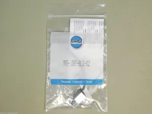 BIMBA MRS-.087-BLQ-02 AC OR DC, M8 Male Connector, Magnetic Reed Switch, Operating Voltage: 6-24 V